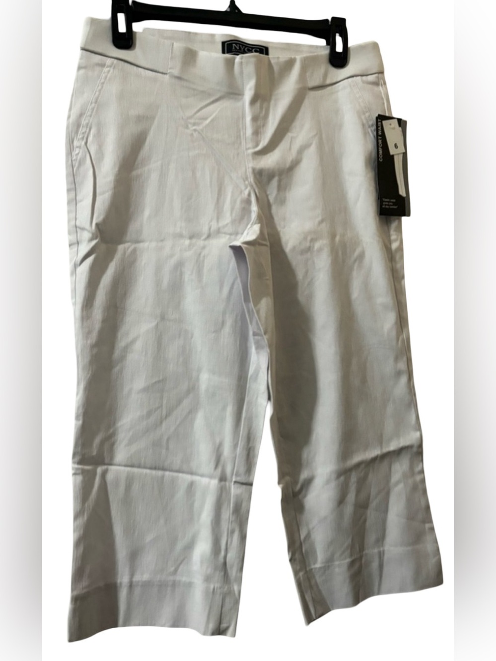 NY&C Cropped Capri Pants Women's 6 Short Length Business Casual NWT